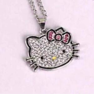 Hello Kitty Crystal Pendant Necklace